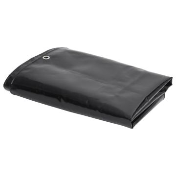 vidaXL Tentas, juodos spalvos, 5x6m, 650g/m²