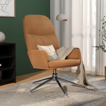 vidaXL Poilsio kėdė, taupe spalvos, dirbtinė versta oda