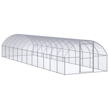 vidaXL Lauko narvas viščiukams, 3x12x2m, galvanizuotas plienas
