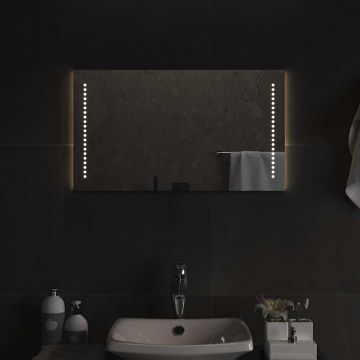 vidaXL Vonios kambario LED veidrodis, 70x40cm
