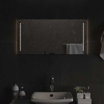 vidaXL Vonios kambario LED veidrodis, 80x40cm