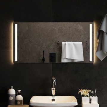 vidaXL Vonios kambario LED veidrodis, 80x40cm