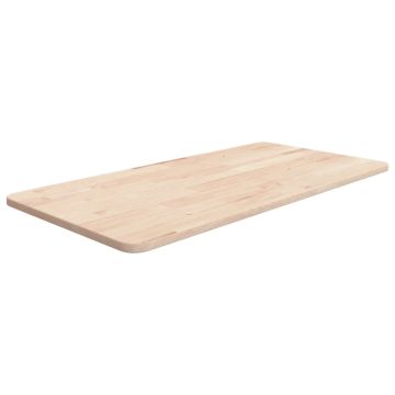 vidaXL Vonios kambario stalviršis, 80x40x1,5cm, medienos masyvas