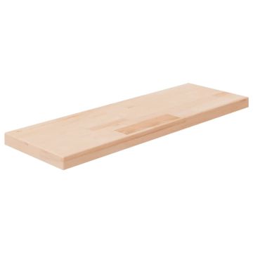 vidaXL Lentyna, 60x20x2,5cm, neapdorotas ąžuolo medienos masyvas