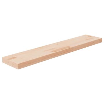 vidaXL Lentyna, 100x20x4cm, neapdorotas ąžuolo medienos masyvas