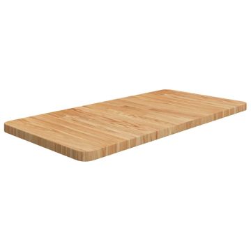 vidaXL Vonios kambario stalviršis, 80x40x2,5cm, medienos masyvas