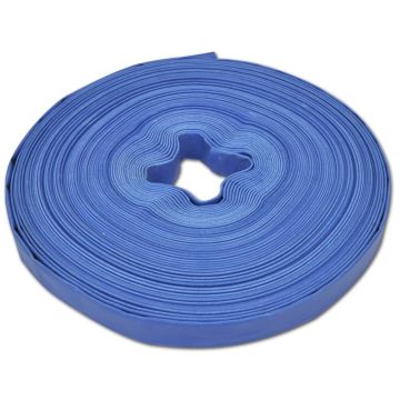 vidaXL Plokščia žarna, PVC, 100m, 1"