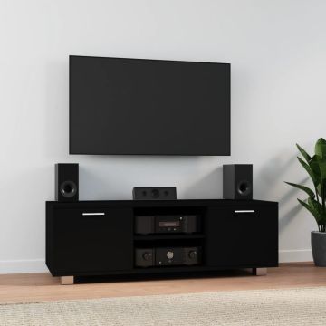 vidaXL Televizoriaus spintelė, juodos spalvos, 120x40,5x35cm, mediena