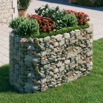 vidaXL Gabiono lovelis, 200x100x100cm, galvanizuota geležis, aukštas