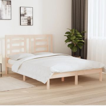 vidaXL Lovos rėmas be čiužinio, 160x200cm, pušies medienos masyvas