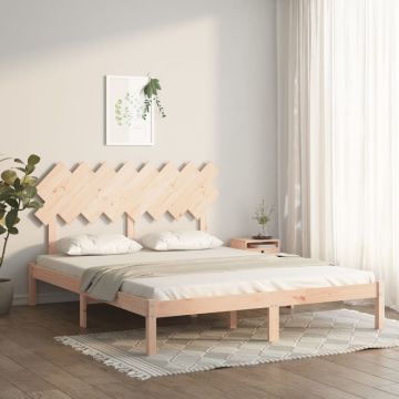 vidaXL Lovos rėmas, 160x200cm, medienos masyvas