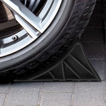 vidaXL Ratų atramos, 2vnt., 25x10x11,5cm, plastikas