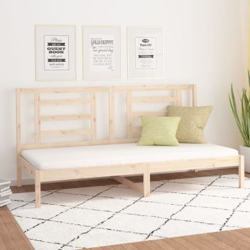 vidaXL Lova be čiužinio, 80x200cm, pušies medienos masyvas