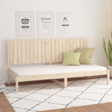 vidaXL Lova be čiužinio, 90x200cm, pušies medienos masyvas