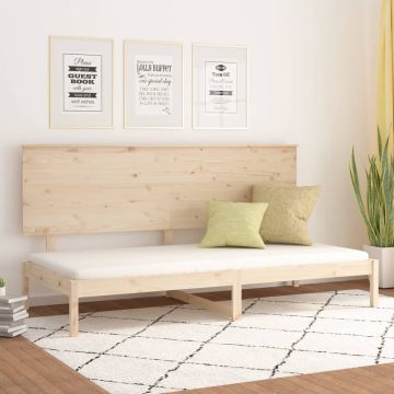 vidaXL Lova be čiužinio, 90x200cm, pušies medienos masyvas