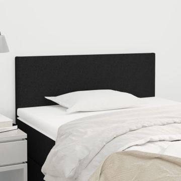 vidaXL Galvūgalis, juodos spalvos, 100x5x78/88cm, audinys