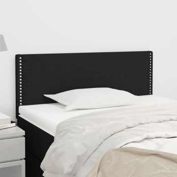 vidaXL Galvūgalis, juodos spalvos, 90x5x78/88cm, audinys