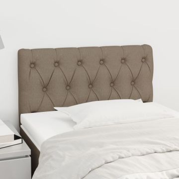 vidaXL Galvūgalis, taupe spalvos, 80x7x78/88 cm, audinys
