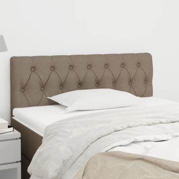 vidaXL Galvūgalis, taupe spalvos, 100x7x78/88 cm, audinys