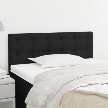 vidaXL Galvūgalis, juodos spalvos, 100x5x78/88cm, audinys