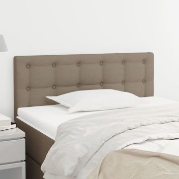 vidaXL Galvūgalis, taupe spalvos, 100x5x78/88cm, audinys