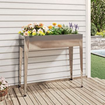 vidaXL Sodo lovelis, 100,5x40,5x90cm, galvanizuotas plienas