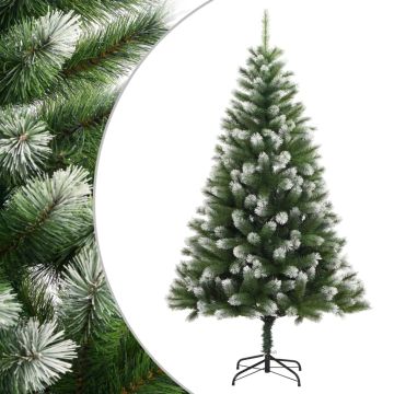 vidaXL Dirbtinė eglutė su šarnyrinėmis šakomis, 150cm, dengta sniegu