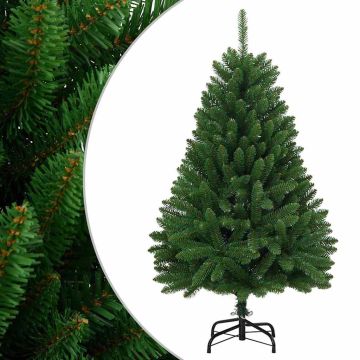 vidaXL Dirbtinė eglutė su šarnyrinėmis šakomis/stovu, žalia, 120cm