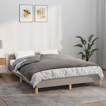 vidaXL Sunki antklodė su užvalkalu, pilka, 138x200cm, audinys, 10kg