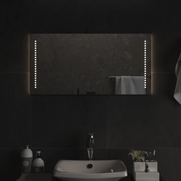 vidaXL Vonios kambario LED veidrodis, 40x80cm