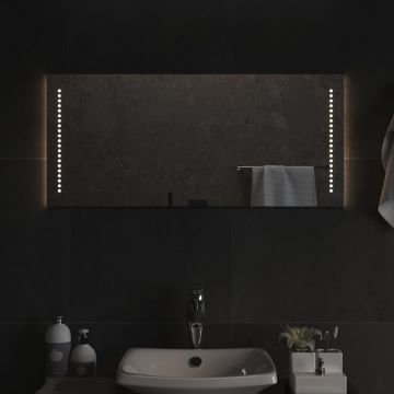 vidaXL Vonios kambario LED veidrodis, 40x90cm