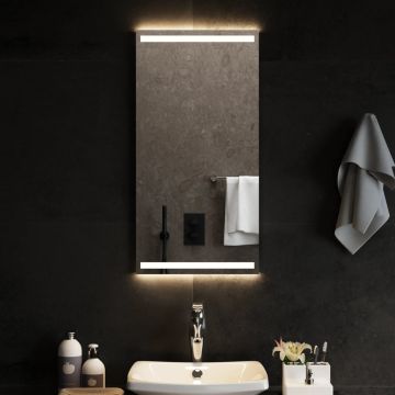 vidaXL Vonios kambario LED veidrodis, 40x80cm