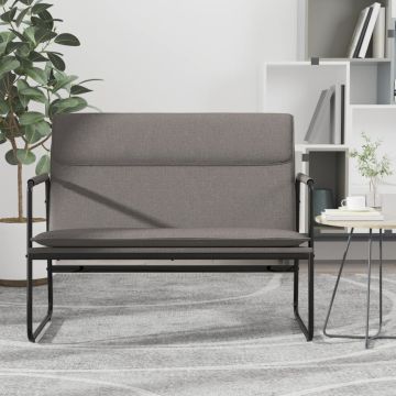 vidaXL Suoliukas, taupe spalvos, 100x64x80cm, audinys