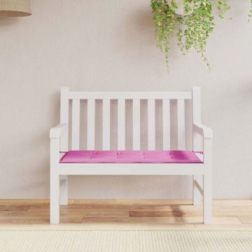 vidaXL Kėdės pagalvėlė Rožinė 100 x 50 x 3 cm Oksfordo audinys