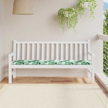 vidaXL Suolo kilimėlis Su lapais 150 x 50 x 3 cm Oksfordo audinys