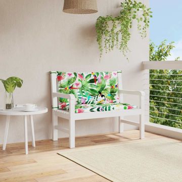 vidaXL Suoliuko pagalvėlės, 2vnt., įvairių spalvų, 100x50x7cm, audinys