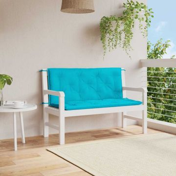 vidaXL Suoliuko pagalvėlės, 2vnt., turkio, 120x50x7cm, audinys