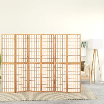 vidaXL Kambario pertvara, 6 segmentai, 240x170cm, japoniška