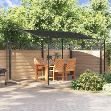 vidaXL Stoginė, antracito spalvos, 4x3m, audinys ir plienas, 180g/m²