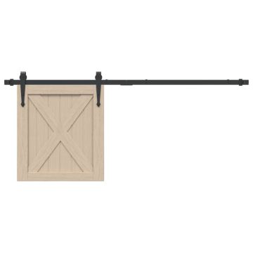 vidaXL Stumdomų spintelės durelių rinkinys, juodas, 122cm, plienas