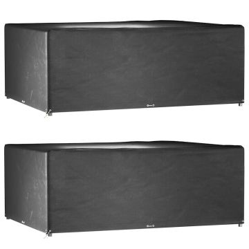 vidaXL Sodo baldų uždangalai, 2vnt., 300x250x90cm, 16 kilpučių