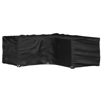 vidaXL Sodo baldų uždangalas, 215x215x70cm, 16 kilpučių, L formos