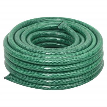 vidaXL Sodo žarna, žalios spalvos, 0,75", 10m, PVC