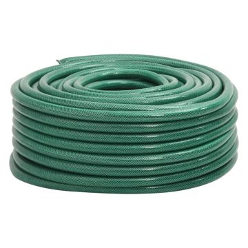 vidaXL Sodo žarna, žalios spalvos, 1", 30m, PVC