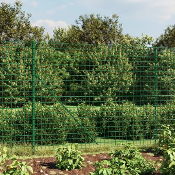 vidaXL Vielinė tinklinė tvora su smaigais, žalios spalvos, 2,2x10m