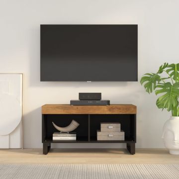 vidaXL Televizoriaus spintelė, 85x33x43,5cm, mango medienos masyvas