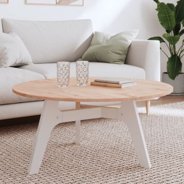 vidaXL Stalviršis, 90x1,5cm, bukmedžio medienos masyvas, apskritas