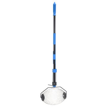 vidaXL Riešutų rinktuvas, mėlynos spalvos, 127cm, plienas