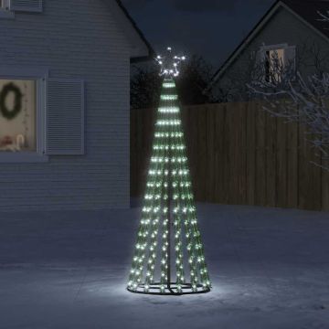 vidaXL LED Kalėdų eglutė 275 LED Šalta Balta 180 cm