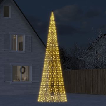 vidaXL LED Kalėdų eglutė 1534 LED šiltai balta 500 cm